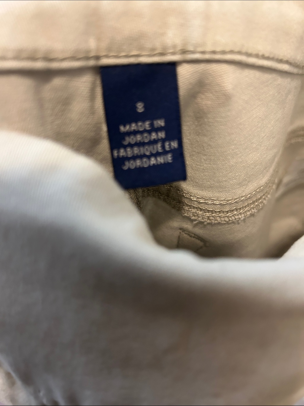 Bandolino Light Beige Skimmer Bermuda Shorts — image 8 of 8